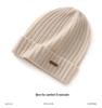 Unisex Thickened Ribbed Cashmere Hat - Autumn/Winter Fashionable Knitted Turban