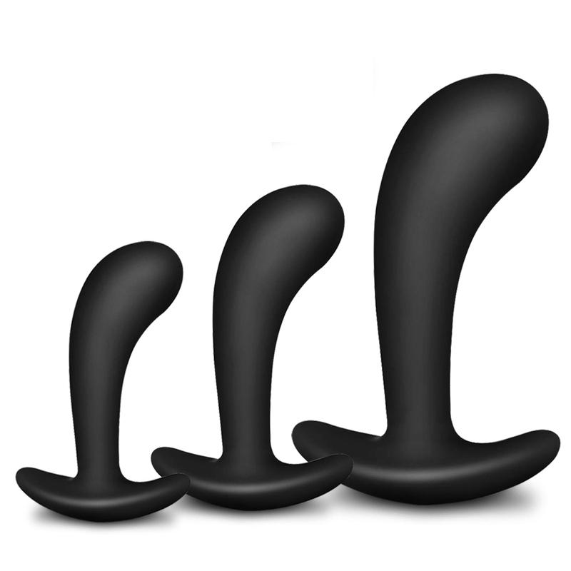 4pcs Beginner Silicone Butt Plug Anal Plug for Men Prostate Massager for Gay Mini Anal Bullet Vibrator Sex Toy for Men Women