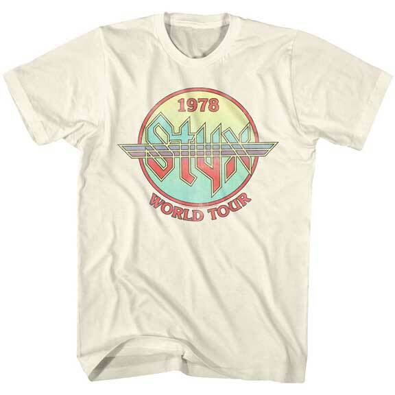 Styx 1978 World Tour Men s T Shirt Rock Music Live Concert Merch XXXL