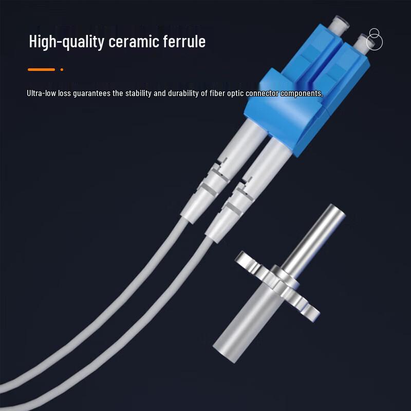 Baisende Telecom-grade Armored LC-SC Single-Mode Fiber Optic Patch Cable