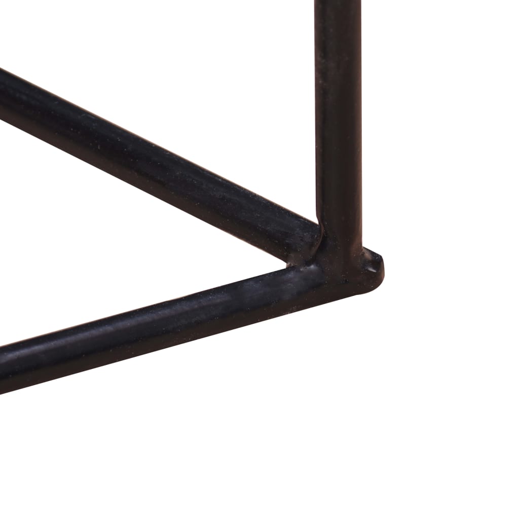 Solid Mango Wood Coffee Table 56 X 48 X 40 Cm