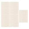 100Pcs Spiral Binding Coil 170 Sheet Capacity Spine Comb 19mm Diameter 48 Teeth 4:1 Pitch Set Kit for