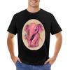 Pink Elephant with Golden Spots TShirt Aesthetic Clothing Blacks Graphics Mens T Shirts