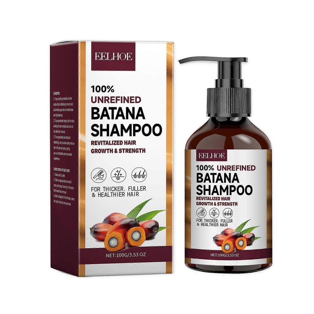 Revitalizing Batana Oil Shampoo for Dry Hair Deep Moisturizing, Repair & Strengthening, Oil Control, Soothes Itchy Scalp, Adds Shine & Glossy Finish