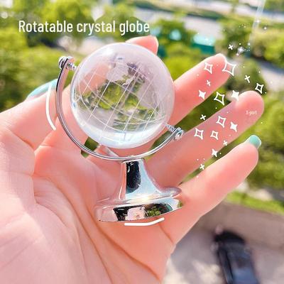 Mini globe de style coréen : décoration de bureau créative et cadeau pour étudiant