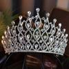 European and American Bride's Large Crown Luxurious Baroque Crystal Headwear  Birthday Crown Ball Beauty Pageant  Award Ceremony and Hair Crown