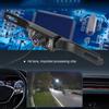 Waterproof IP67  HD Mirror IR Night Vision Camera for Car License Plate  Rear View Parking Backup