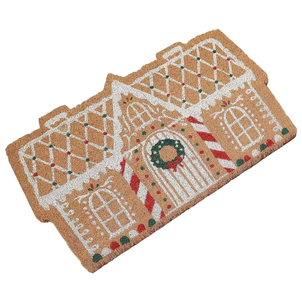Christmas-themed Faux Cashmere Rug, Doormat, Floor Mat, Decorative Mat For Bathroom, Toilet, And Entryway.