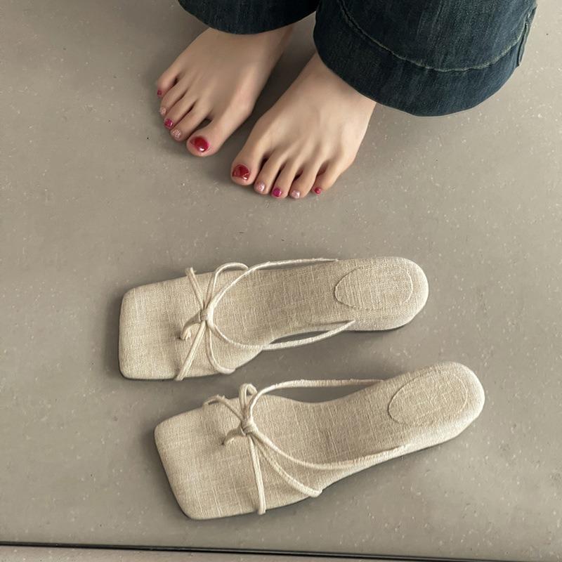 

Модные туфли на танкетке с узким каблуком в елочку, женская обувь, шлепанцы и сандалии 40 бежевый