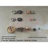 Retro Pattern Button-Shaped Alloy Punk Stud Rivets for DIY Jewelry and Accessories
