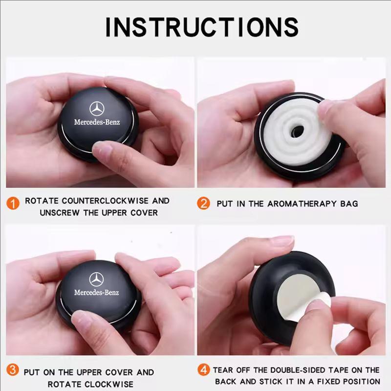 WAM3 Car Interior Aromatherapy Air Freshener Perfume Diffuser For Mercedes Benz W210 W176 AMG CLS CLE CLA GLA GLB GLS Class A GLE W22