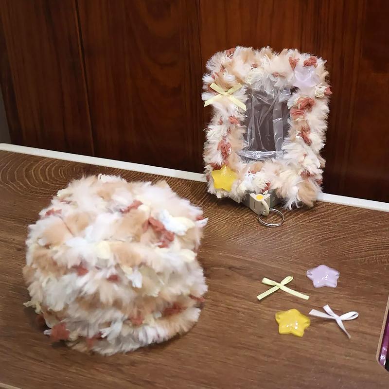 50g Pletení Zima Umělá kožešina Vynikající DIY Tkaní Ručně míchané Ručně vyráběné Háčkování Řemeslné materiály Tkaný šátek Vícebarevný