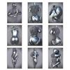 3D Abstract Metal Man Decorative Painting Poster Nordic Prints Canvas Painting Wall Art Picture for Living Room Home