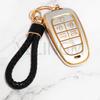 Car Key Case For Hyundai Key Fob Cover Keychain For     Sonata Santa Fe Tucson Nexo Palisade 7 Buttons