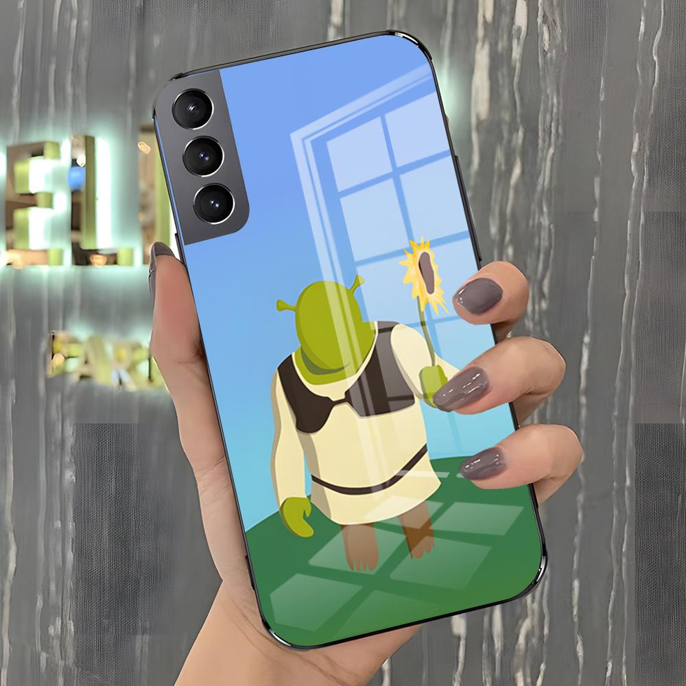 Movie Shrek Phone Case For Samsung A25 A13 A33 5G A54 A36 A35 A56 A52 A14 Shockproof Glass Cover