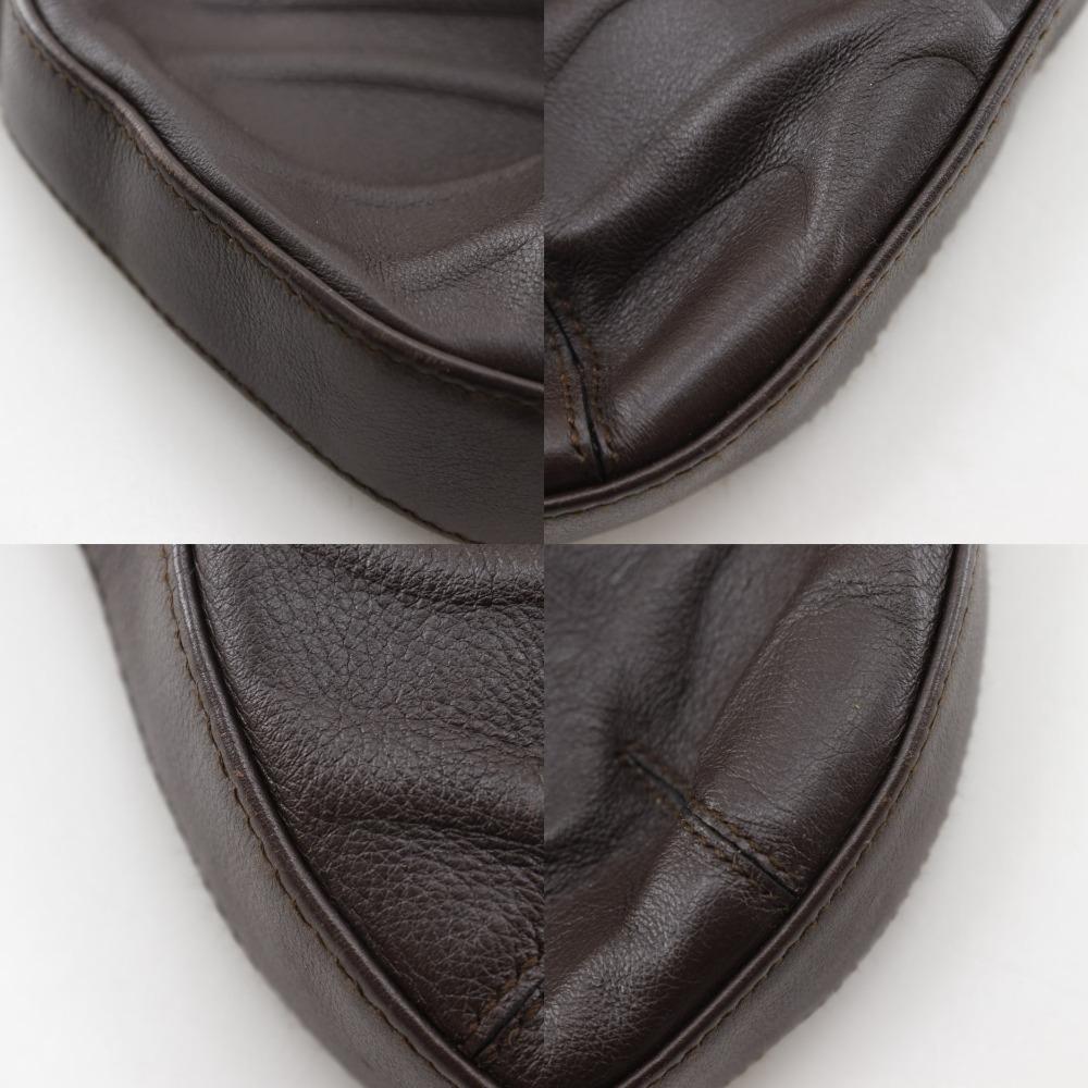 CARTIER PANTHERE Shoulder Bag Panther Hobo bag Brown leather Women Used