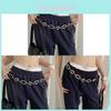 Metal Circle Waist Chain For Women Summer Jewelry With Hook Closure For Casual Wear