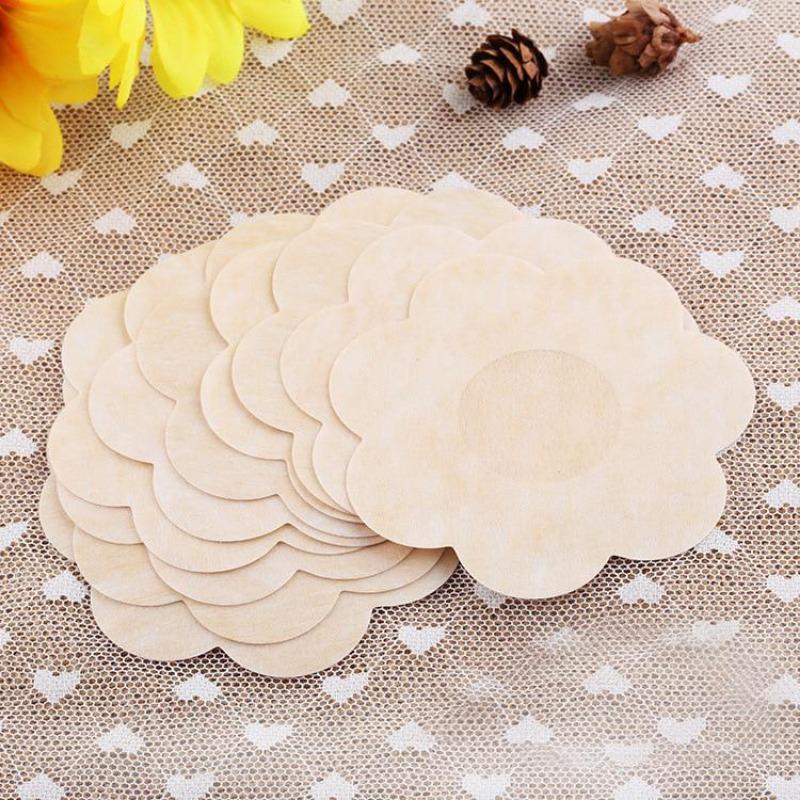 5 Pair Women's Nipple Covers Pads Patches Self Adhesive Wedding Party Dress Disposable Breast Petals