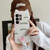 3D Katzenohr Schwanz Silikon Niedliche Schleife Handyhülle für Galaxy S23 S24 S25 S26 Ultra FE A56 A55 A36 A35 A26 A17 A16 A15 A24 A25 Abdeckung