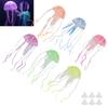 6PCS Set Simulation Artificial Jellyfish Silicone Fish Tank Decorations Fish Tank