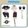 Genshin Impact Aether Cosplay Costume Adult Carnival Uniform Wig Anime Halloween Party Costumes Masquerade Women Game