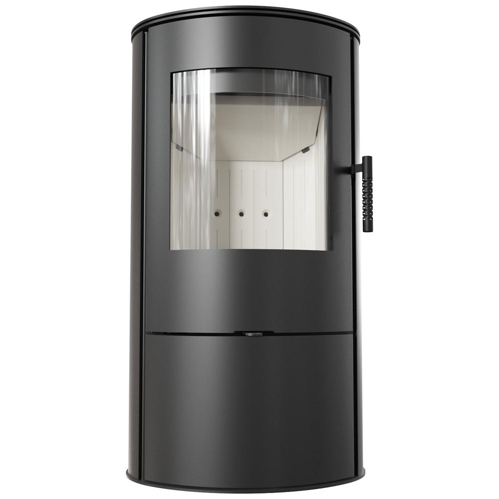 Piec stalowy na drewno KRATKI ROLLO 7 kW Ø 150