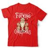 Funny Adult Christmas T Shirt Unisex Merry F*cking Christmas Funny Bad Santa Unisex T-Shirt