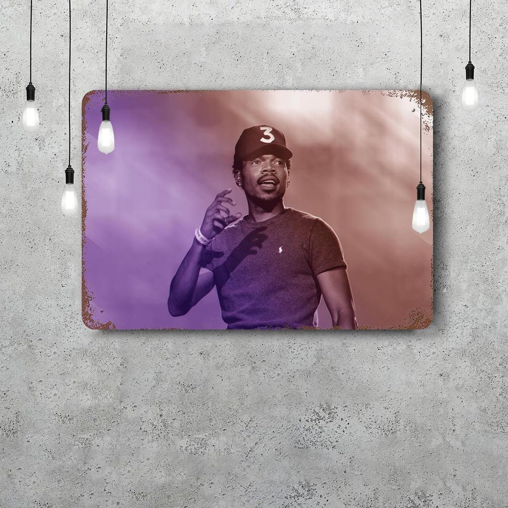 Chance the Rapper Classic Poster Rusty Metal Plaque Retro Decorative Plate Bar Man Cave Garage Club Metal Sign Wall Decoration