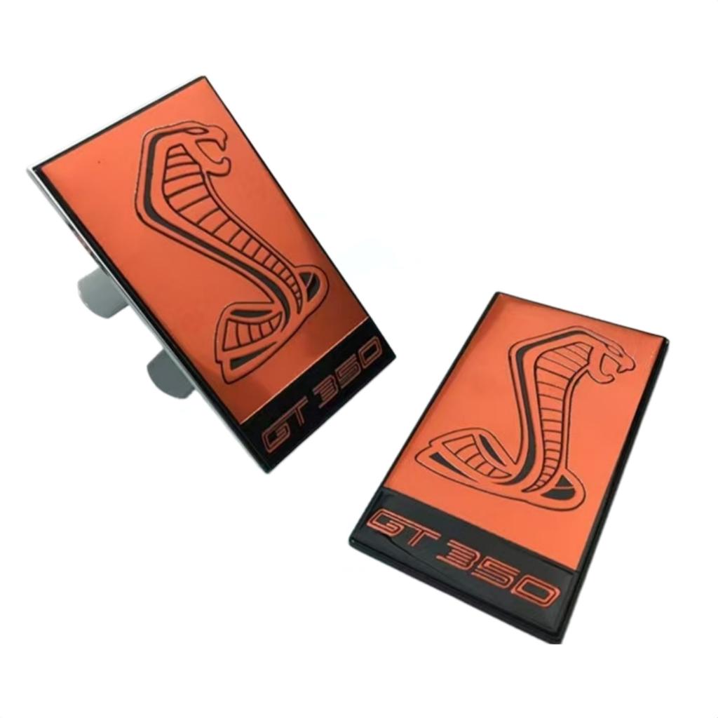 3D Metal Snake Cobra logo Car Front Grille Badge Side Fender Rear Trunk Emblem Stickers Auto Styling Accessories