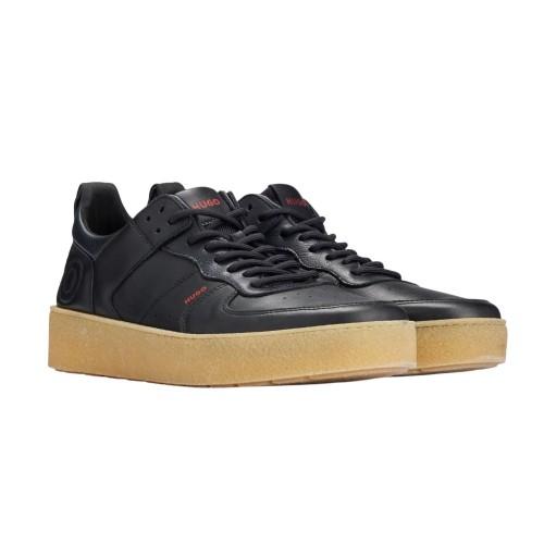 Hugo Womens/Ladies Evan Tennis Leather Trainers