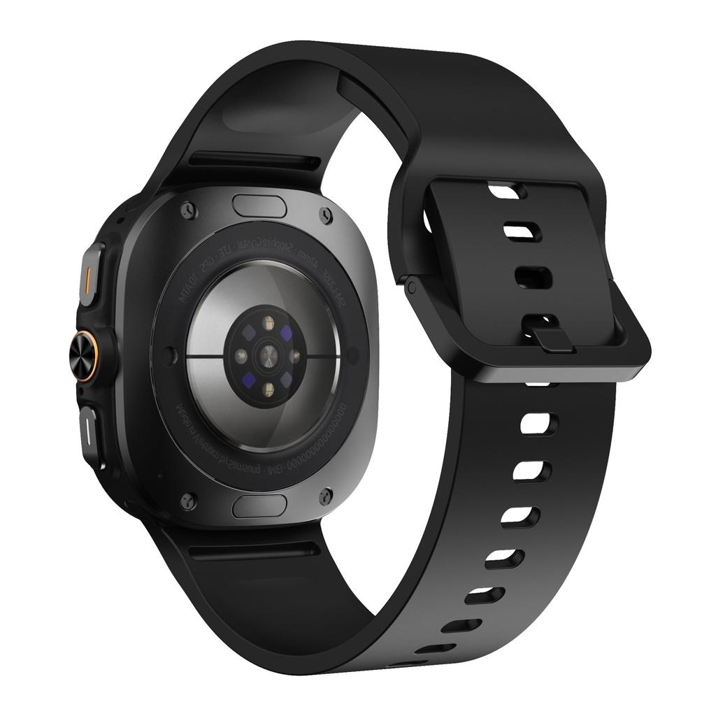 Soft Silicone Band For Samsung Galaxy Watch Ultra Strap 47mm Accessories Sports Bracelet Correa Galaxy Watch 7 Ultra 47mm Belt