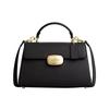 Eliza 27 Top Handle Bag Crafted From Calfskin Large Black Women Handbags CP006-IMBLK