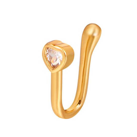 Stylish Fake Nose Ring All Match Shape Female U