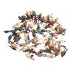 100Pcs People Figures Model 1:50 1:75 1:100 Scale Architectural Painted Models Human Scale Model Mixed Color ABS People Figures