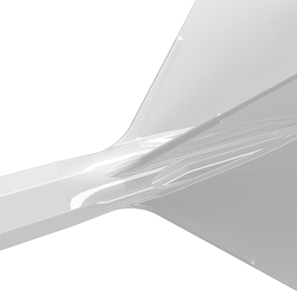 Cuesoul ROST 77 Integrated Big Set of White Black Medium Size Flights, Standard, 3, Flights, Logo, (CS-77-DB2S-M)