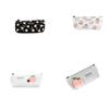 Fruit Printed Zipper Pencil Bag Students Pen Cases Stationery Office Supplies