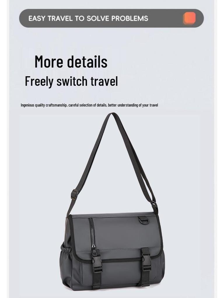 Tactical Waterproof Nylon Crossbody Waist Bag for Men