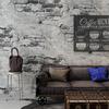 3D Brick Non-woven Wallpaper Retro Brick Stone Wallpaper Industrial Wind Loft Coffee Background Wall Decor