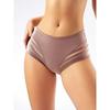 Women Seamless Breathable Mesh Triangle Brief Cotton Crotch Mid Waist Ladies Underwear