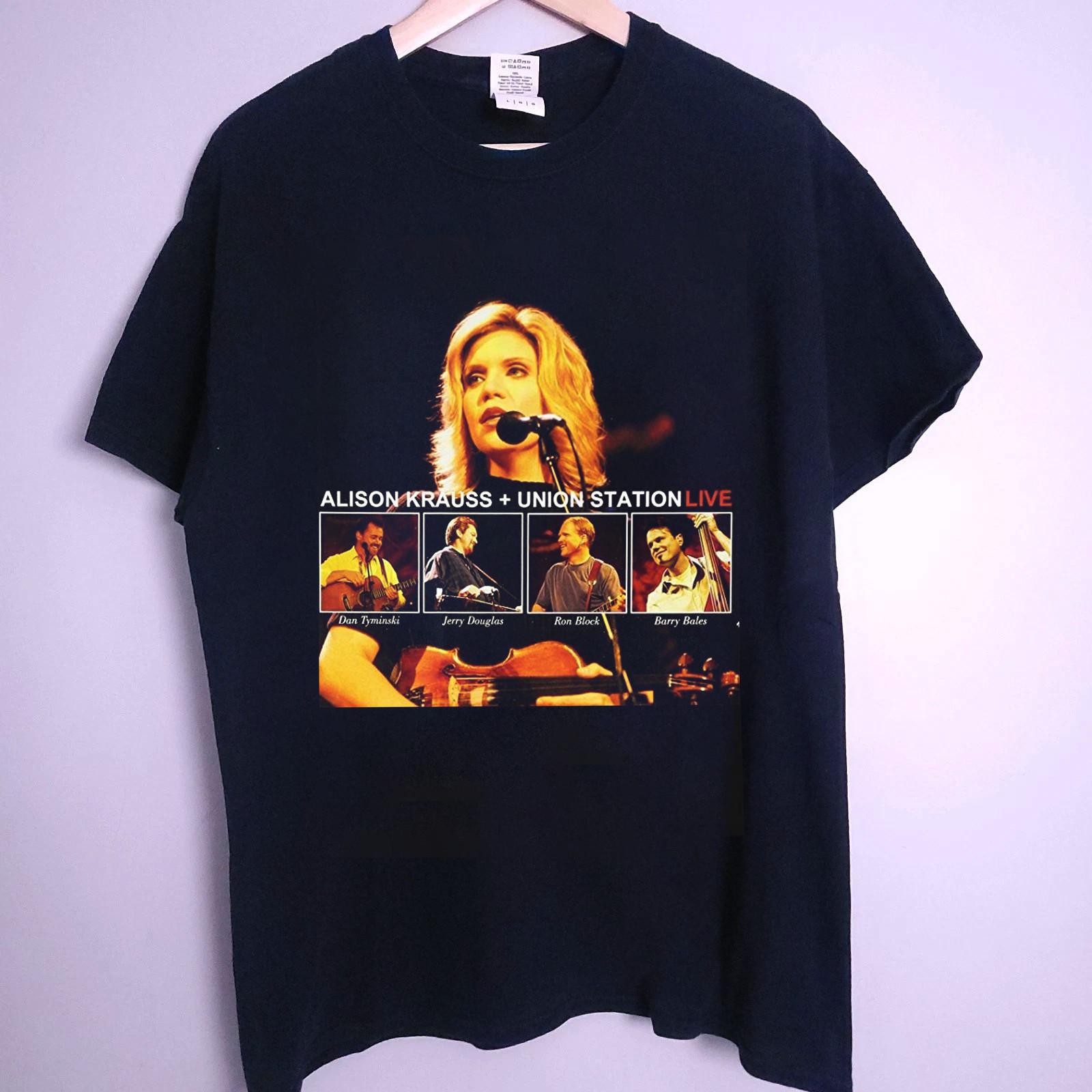 

Alison Krauss and Union Station Band Live In Concert S to 5XL Shirt SG768 5XL різнокольоровий