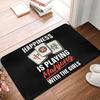 Mahjong Tile Pattern Doormat Non-Slip Entrance Bath Kitchen Floor Door Mat  Toilet Rug Carpet Footpad