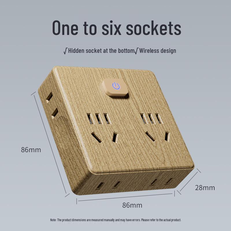 86 Type Wireless Multi-function Socket Adapter Panel Converter