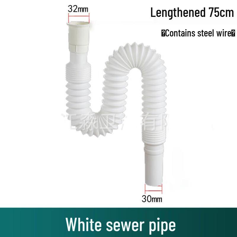 Extendable Steel Wire Washbasin Drain Pipe Small