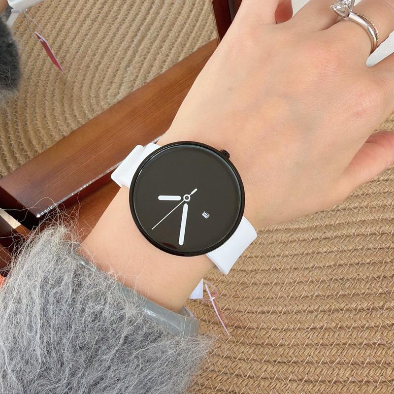 Versatile Calendar Student Trend Simple Watch Creative Personality Neutral Fashion Casual Watch Silicone Ladies