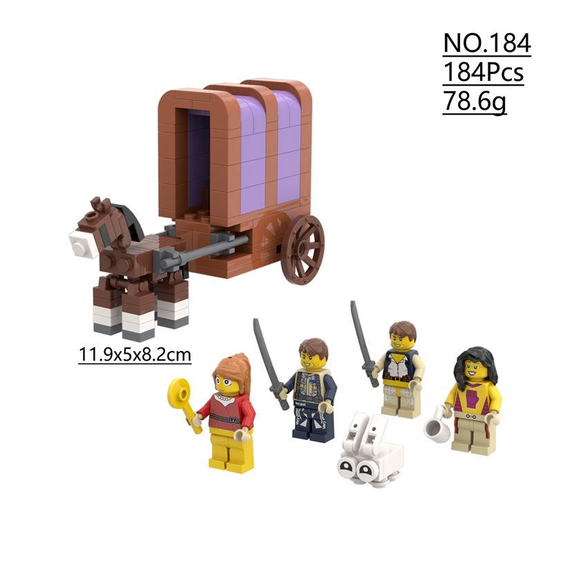 99 Nätter i Skogen Byggklossar Leksaker Skräckhjort Tegelfigur 99 Nätter i Skogen Byggklossar för Barn Byggleksak