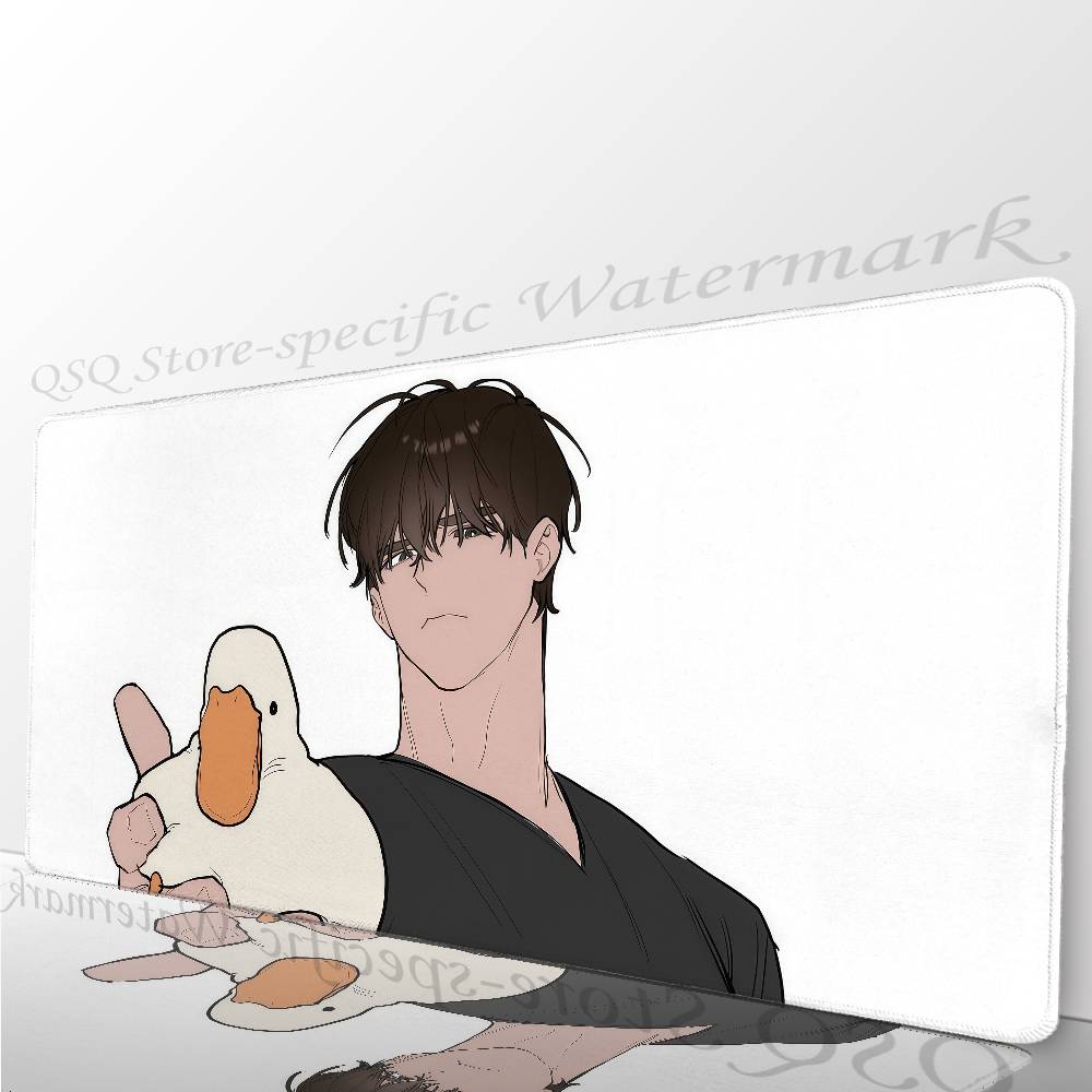 Manga Kwon T-Taekjoo Mousepad Non-slip Suitable For Office Computers Laptops E-sports Game Desk Mats XXL Keyboard