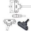 1pc USB Type C Male To Female 90° Angle Panel Mount Screw Connector Data Power Charger Cable for Laptop Tablet Mobile Phone