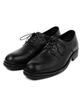 Draw Fit Round Toe Mono Derby Shoes [Black]