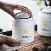 Ceramic White Sugar Jar: Large, Sealed Storage for Milk Powder, Tea, Grains, and Snacks