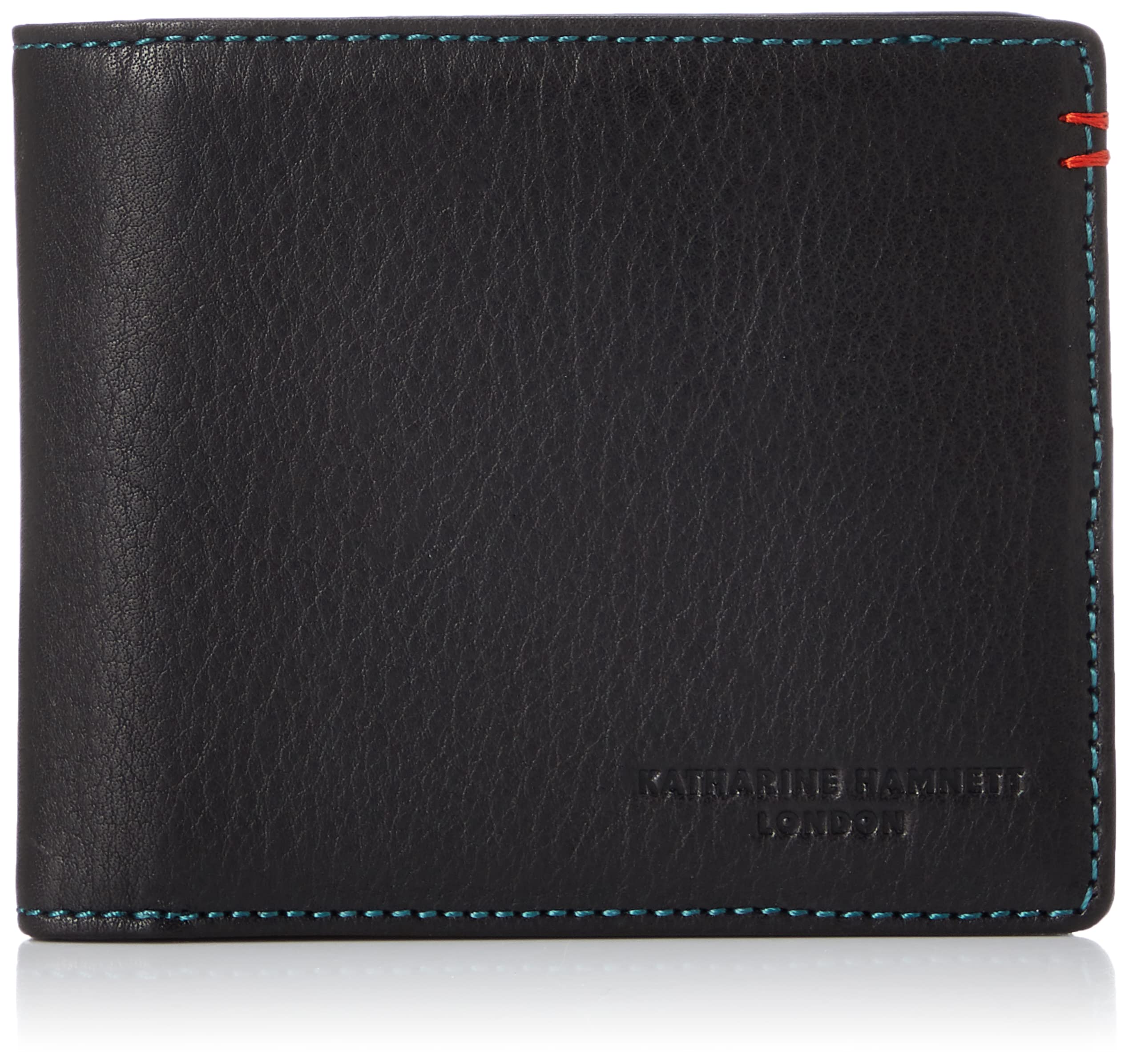 

Hamnett Bifold Wallet MINERAL domestic tanned leather Sustainable Bifold Billfold BOX Coin Purse Black [Catherine London] (Mineral) High-quality чорний